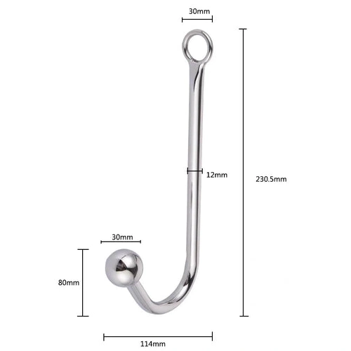 with Collar Cuffs Anal Hook 5334 Elegant Beaded and 1218